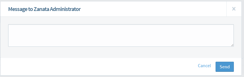 Contact admin