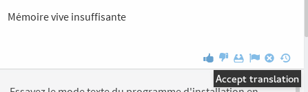 Editor approved button