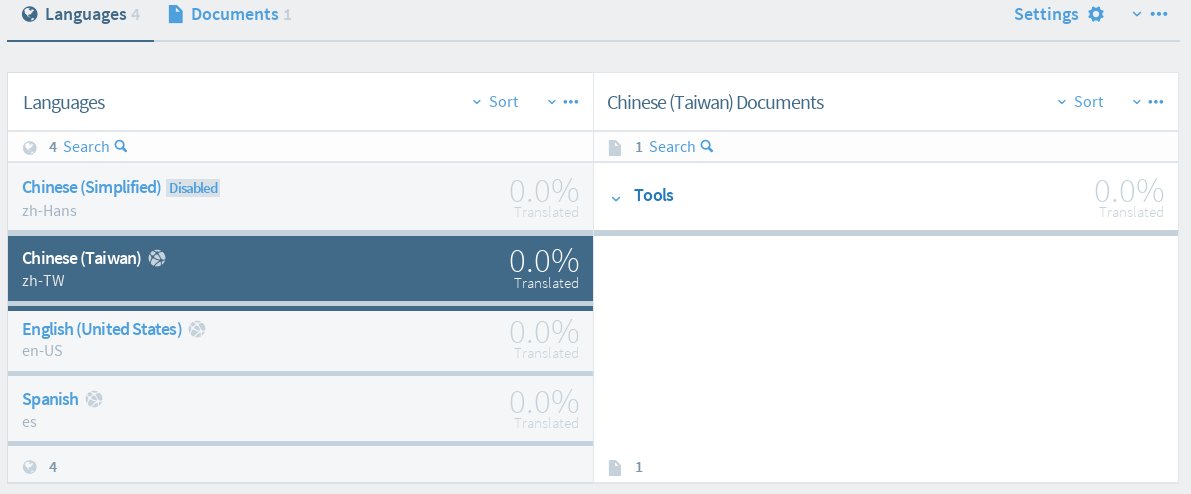Select document