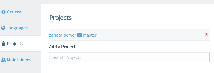 Groups projects remove