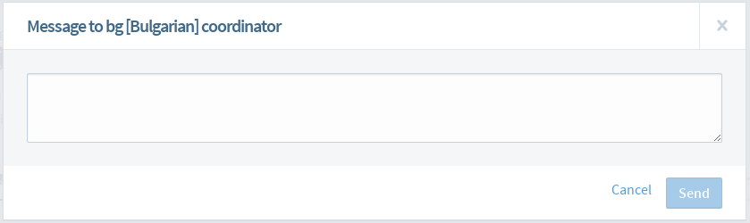 Contact coordinator